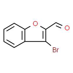 ChemSpider 2D Image | 3-Bromo-1-benzofuran-2-carbaldehyde | C9H5BrO2