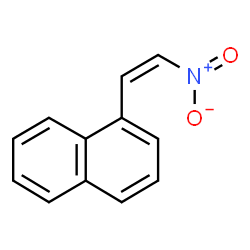 ChemSpider 2D Image | 1-[(Z)-2-Nitrovinyl]naphthalene | C12H9NO2
