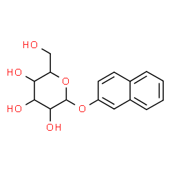 ChemSpider 2D Image | 2-Naphthyl hexopyranoside | C16H18O6