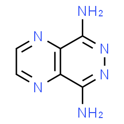 ChemSpider 2D Image | Pyrazino[2,3-d]pyridazine-5,8-diamine | C6H6N6