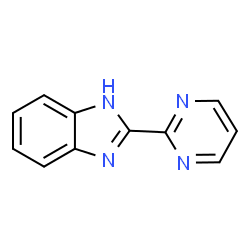 ChemSpider 2D Image | 2-(2-Pyrimidinyl)-1H-benzimidazole | C11H8N4