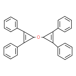 ChemSpider 2D Image | 1,1',1'',1'''-(Oxydi-1-cyclopropene-3,1,2-triyl)tetrabenzene | C30H22O