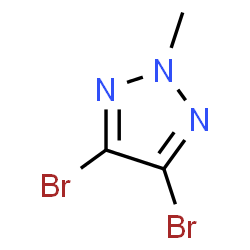 ChemSpider 2D Image | 4,5-Dibromo-2-methyl-2H-1,2,3-triazole | C3H3Br2N3