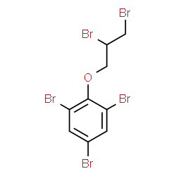 ChemSpider 2D Image | 1,3,5-Tribromo-2-(2,3-dibromopropoxy)benzene | C9H7Br5O