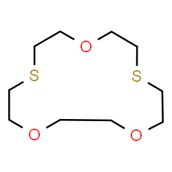 ChemSpider 2D Image | 1,4,10-Trioxa-7,13-dithiacyclopentadecane | C10H20O3S2