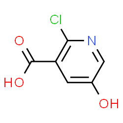 ChemSpider 2D Image | 2-Chloro-5-hydroxynicotinic acid | C6H4ClNO3