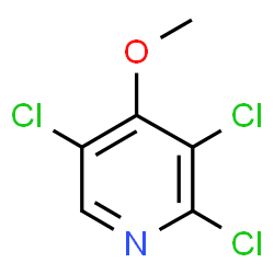 ChemSpider 2D Image | 2,3,5-Trichloro-4-methoxypyridine | C6H4Cl3NO