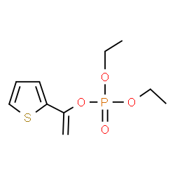 ChemSpider 2D Image | Diethyl 1-(2-thienyl)vinyl phosphate | C10H15O4PS