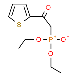 ChemSpider 2D Image | Diethoxy[2-oxo-2-(2-thienyl)ethyl]phosphoniumolate | C10H15O4PS