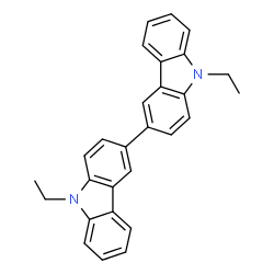 ChemSpider 2D Image | 9,9'-Diethyl-9H,9'H-3,3'-bicarbazole | C28H24N2