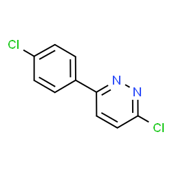 ChemSpider 2D Image | 3-Chloro-6-(4-chlorophenyl)pyridazine | C10H6Cl2N2