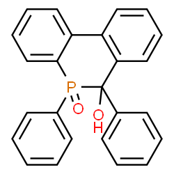 ChemSpider 2D Image | 5,6-Diphenyl-5,6-dihydro-6-phosphanthridinol 5-oxide | C25H19O2P