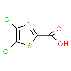 ChemSpider 2D Image | dichloro-1,3-thiazole-2-carboxylic acid | C4HCl2NO2S