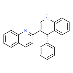 ChemSpider 2D Image | (4'S)-4'-Phenyl-1',4'-dihydro-2,3'-biquinoline | C24H18N2
