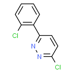 ChemSpider 2D Image | 3-Chloro-6-(2-chlorophenyl)pyridazine | C10H6Cl2N2