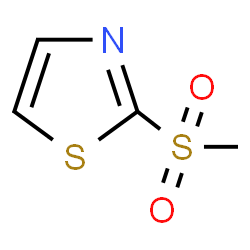 ChemSpider 2D Image | 2-(Methylsulfonyl)-1,3-thiazole | C4H5NO2S2