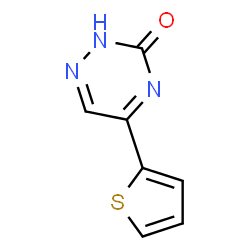 ChemSpider 2D Image | 5-(2-Thienyl)-1,2,4-triazin-3(2H)-one | C7H5N3OS