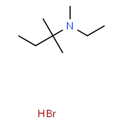 ChemSpider 2D Image | N-Ethyl-N,2-dimethyl-2-butanamine hydrobromide (1:1) | C8H20BrN