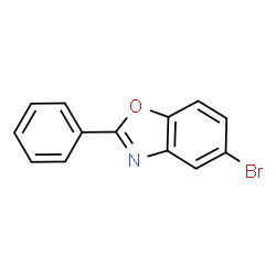 ChemSpider 2D Image | 5-Bromo-2-phenylbenzo[d]oxazole | C13H8BrNO