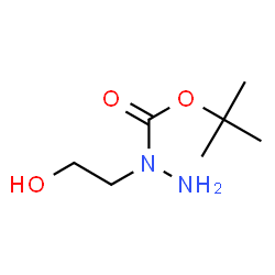 ChemSpider 2D Image | 2-Methyl-2-propanyl 1-(2-hydroxyethyl)hydrazinecarboxylate | C7H16N2O3