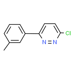 ChemSpider 2D Image | 3-Chloro-6-(3-methylphenyl)pyridazine | C11H9ClN2