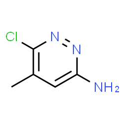 ChemSpider 2D Image | 6-Chloro-5-methylpyridazin-3-amine | C5H6ClN3