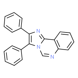 ChemSpider 2D Image | 2,3-Diphenylimidazo[1,2-c]quinazoline | C22H15N3