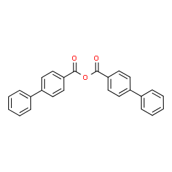 ChemSpider 2D Image | 4-Biphenylcarboxylic anhydride | C26H18O3