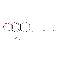 ChemSpider 2D Image | HYDROCOTARNINE HYDROCHLORIDE MONOHYDRATE | C12H18ClNO4