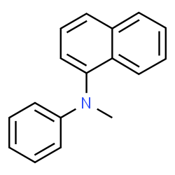 ChemSpider 2D Image | N-Methyl-N-phenyl-1-naphthalenamine | C17H15N