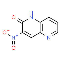 ChemSpider 2D Image | 3-Nitro-1,5-naphthyridin-2(1H)-one | C8H5N3O3