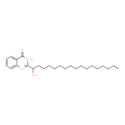 ChemSpider 2D Image | 2-(1-Hydroxyheptadecyl)-4(1H)-quinazolinone | C25H40N2O2