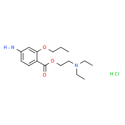 ChemSpider 2D Image | Propoxycaine Hydrochloride | C16H27ClN2O3