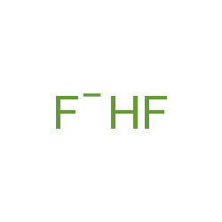 ChemSpider 2D Image | Hydrofluoric acid, fluoride (1:1) | HF2