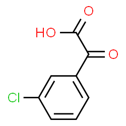 ChemSpider 2D Image | 3-chlorophenylglyoxylic acid | C8H5ClO3