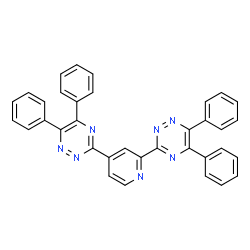 ChemSpider 2D Image | 2,4-Bis(5,6-diphenyl-1,2,4-triazine-3-yl)pyridine | C35H23N7