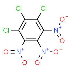 ChemSpider 2D Image | 1,2,3-Trichloro-4,5,6-trinitrobenzene | C6Cl3N3O6