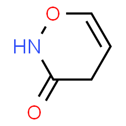 ChemSpider 2D Image | 2H-1,2-Oxazin-3(4H)-one | C4H5NO2