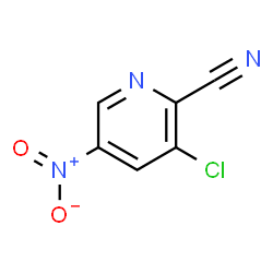 ChemSpider 2D Image | 3-Chloro-5-nitropicolinonitrile | C6H2ClN3O2