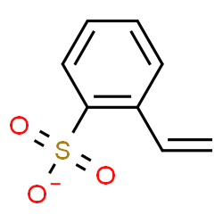 ChemSpider 2D Image | 2-Vinylbenzenesulfonate | C8H7O3S