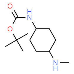 ChemSpider 2D Image | tert-Butyl (4-(methylamino)cyclohexyl)carbamate | C12H24N2O2