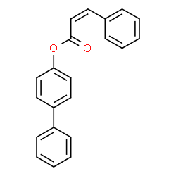 ChemSpider 2D Image | 4-Biphenylyl (2Z)-3-phenylacrylate | C21H16O2