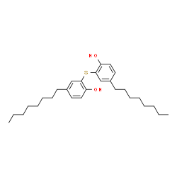ChemSpider 2D Image | 2,2'-Thio-bis(4-tert-octylphenol) | C28H42O2S