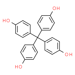 ChemSpider 2D Image | 4,4',4'',4'''-Methanetetrayltetraphenol | C25H20O4