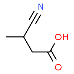 ChemSpider 2D Image | 3-Cyanobutanoic acid | C5H7NO2