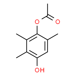 ChemSpider 2D Image | 4-Hydroxy-2,3,6-trimethylphenyl acetate | C11H14O3