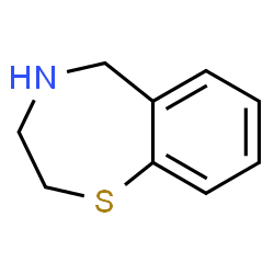 ChemSpider 2D Image | 2,3,4,5-Tetrahydro-1,4-benzothiazepine | C9H11NS