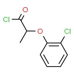 ChemSpider 2D Image | 2-(2-Chlorophenoxy)propanoyl chloride | C9H8Cl2O2
