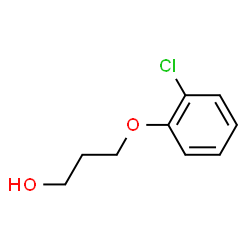 ChemSpider 2D Image | 3-(2-Chlorophenoxy)-1-propanol | C9H11ClO2