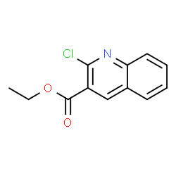 ChemSpider 2D Image | Ethyl 2-chloro-3-quinolinecarboxylate | C12H10ClNO2